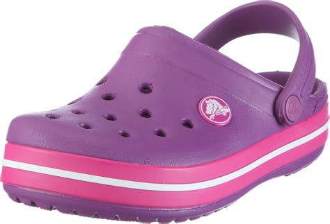 Crocs Junior Crocband Dahlia/Fuchsia Mules And Clogs Sandal 10998-51O ...