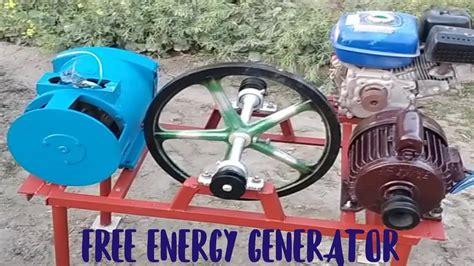 Make Free Energy Generator 220v With 5kw Alternator And Motor Flywheel ...