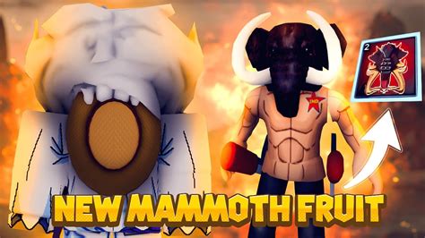 NEW MAMMOTH FRUIT Info & LEAKS! BLOX FRUITS UPDATE 20 - YouTube