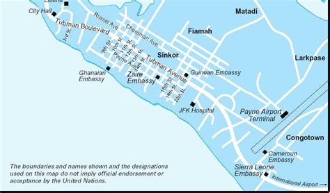 Monrovia Liberia map - Map of Liberia natural resources (Western Africa ...