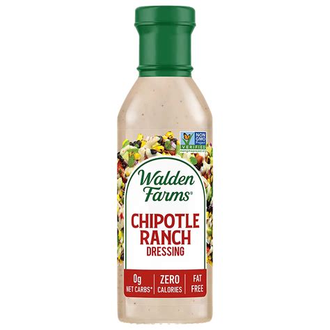 Walden Farms Chipotle Ranch Dressing & Vinaigrette - Shop Salad ...