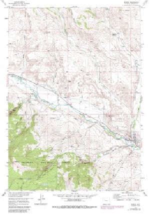 7.5' Topo Map of the Dubois, WY Quadrangle - WSGS Product Sales & Free ...