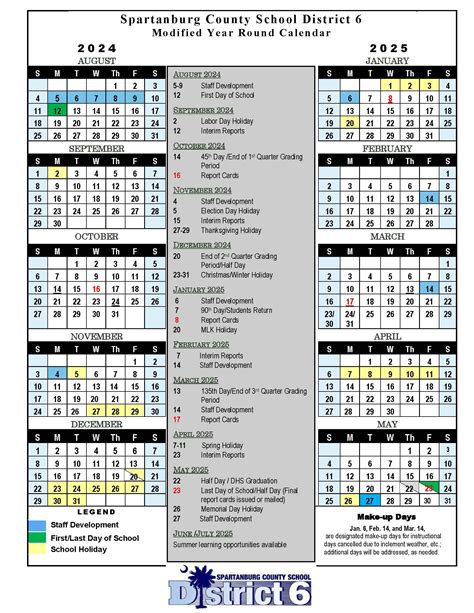 Spartanburg District 4 Calendar 2025 2026 - Cyndi Marchelle