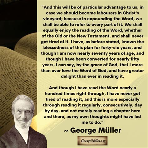 More Than Ever Love the Word of God - GeorgeMuller.org