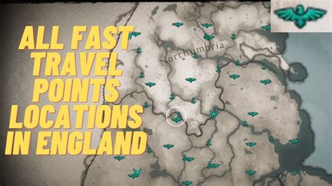 All Fast Travel Points in England | Assassin's Creed Valhalla - YouTube