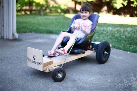 How to Build a DIY Wood Go-Kart with Car Seat - TheDIYPlan