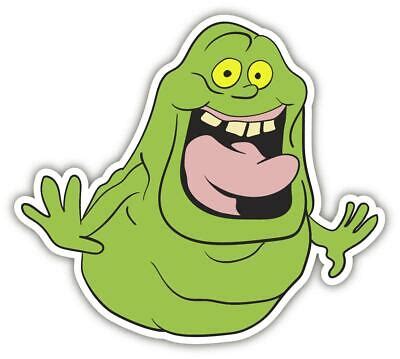 Ghostbusters Slimer Cartoon Sticker Decal 48" | eBay