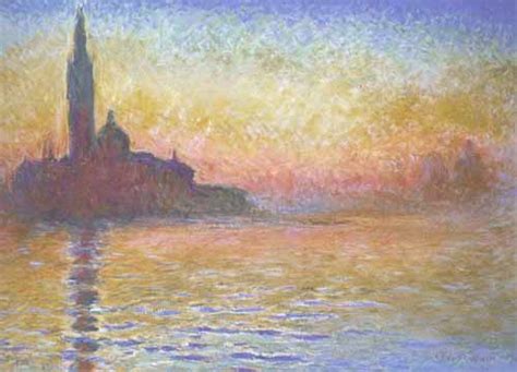 Monet - Sunset in Venice