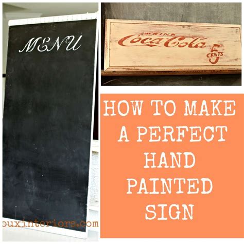 Hand Painted Signs With Silhouette Cameo and a Few Tips