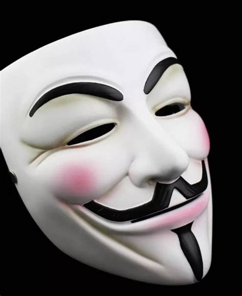 Anonymous costume mask hacker mask halloween hacker mask | Etsy