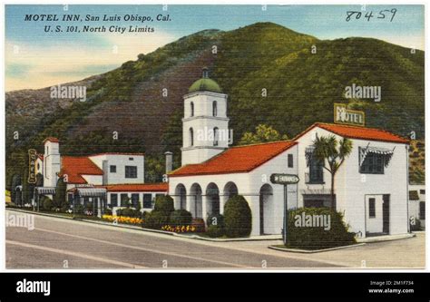 Motel Inn, San Luis Obispo, Cal., U. S. 101, North City Limits , Motels ...