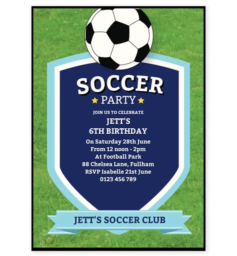 Best 25 soccer Birthday Invitations - Home, Family, Style and Art Ideas