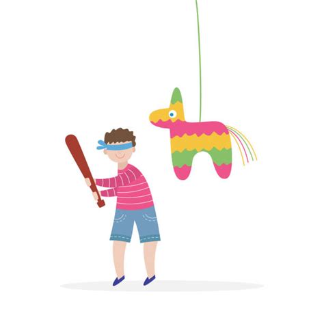 Kid Hitting Pinata Illustrations, Royalty-Free Vector Graphics & Clip ...