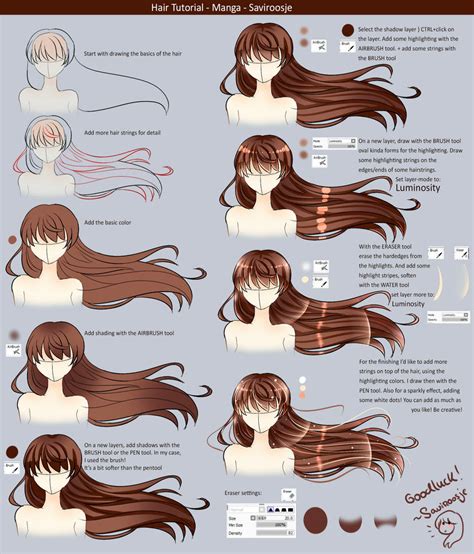 Manga Hair Coloring Tutorial - Manga