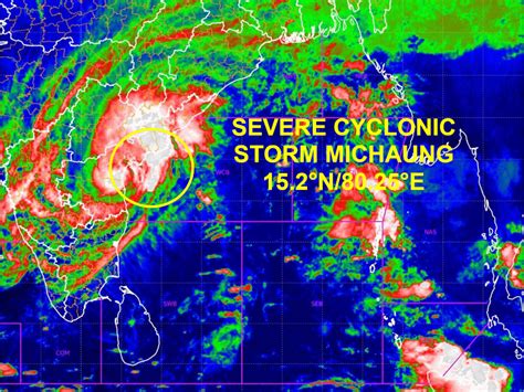 Cyclone Michaung Tracker Live: How to track Cyclone Toofan in Realtime ...