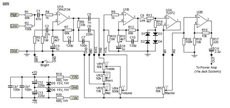 Guitar Amplifier Circuit Diagram With Pcb Layout