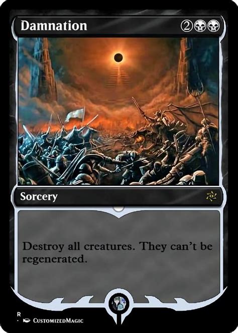 Damnation | Magic The Gathering Proxy Cards