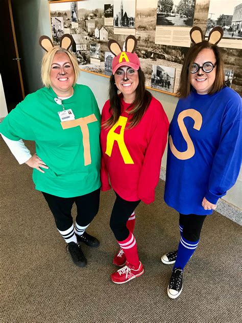 Alvin and the Chipmunks Costume for group of 3! Work friendly Halloween ...