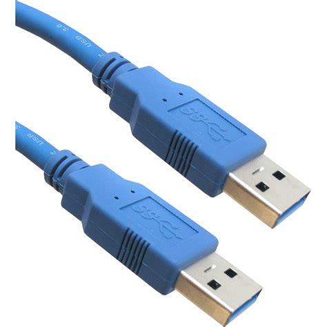 USB 3.0 Type A Male / Type A Male Cable 6 ft - 10U3-02106 - Walmart.com ...