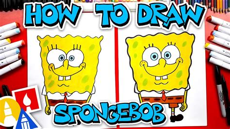 How To Draw SpongeBob SquarePants - YouTube