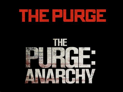 The Purge (film) Font