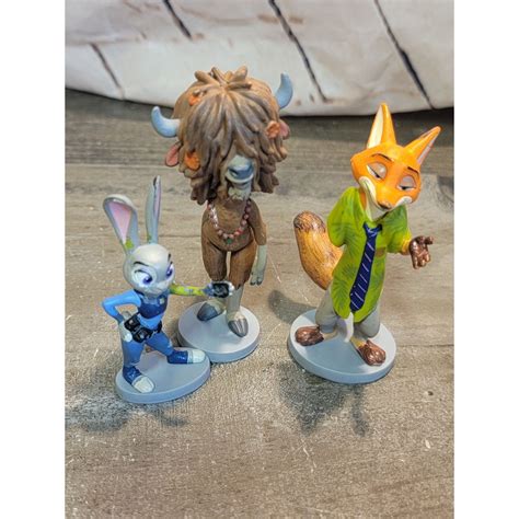 Zootopia Yax Nick Wilde Judy Hopps AS IS Disney Pixar Toy - Etsy