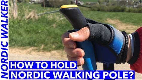 Nordic Walking Technique - How to hold the NW poles? - YouTube