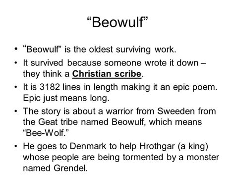 Epic Poem Beowulf Quotes. QuotesGram