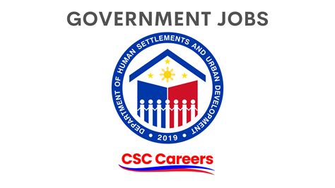 Department of Human Settlements and Urban Development - CSC Careers ...