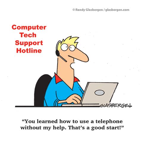 funny quotes about tech support Archives - Glasbergen Cartoon Service