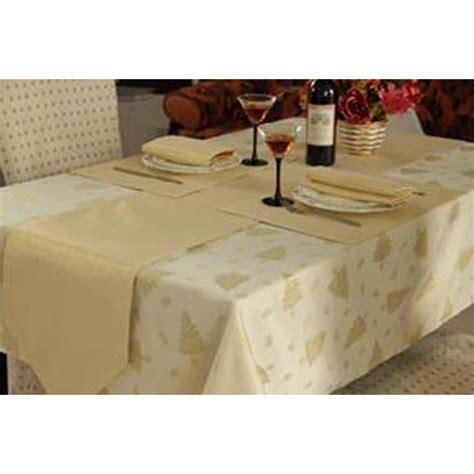 Gold Christmas Tree Tablecloths | Roman At Home