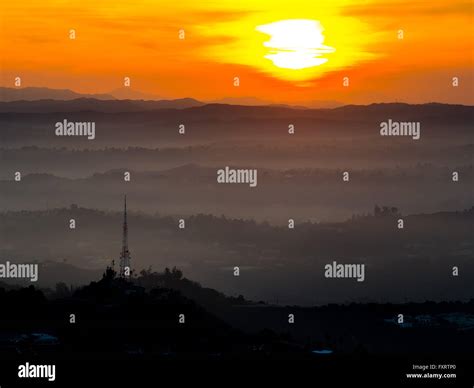 Hollywood hills sunset hi-res stock photography and images - Alamy