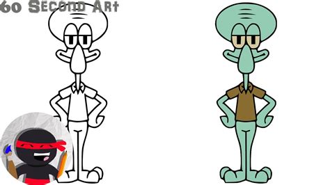 How To Draw Squidward Tentacles | SpongeBob SquarePants - YouTube