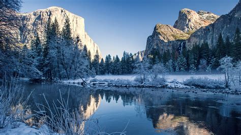 Yosemite National Park Winter Scenery Wallpapers - Wallpaper Cave