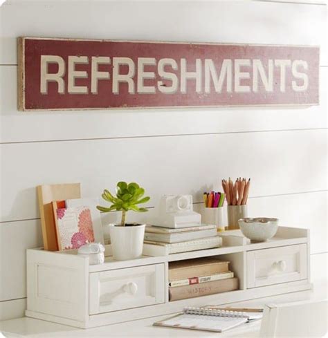 Vintage “Refreshments” Sign