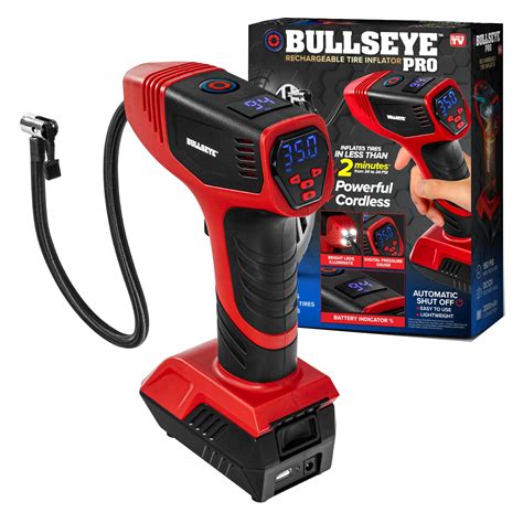 Bullseye Air Inflator Air Compressor Tire Inflator Car Auto Tire Pump ...