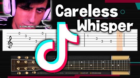 Careless Whisper MEME song (George Michael) - Guitar tutorial (TAB ...