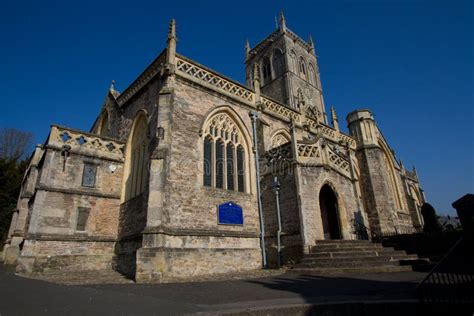 Axbridge Church Somerset England Stock Photo - Image of cheddar ...