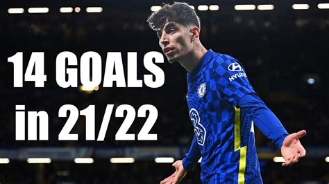 Kai Havertz All 14 Goals in 21/22 - YouTube