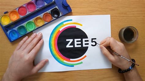 How to draw the ZEE5 logo - ZEE5 का लोगो कैसे बनाये - YouTube