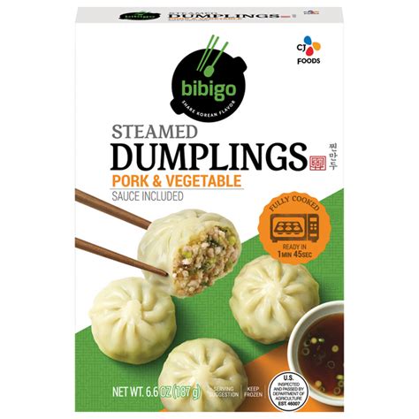 Save on Bibigo Steamed Dumplings Korean Style Pork & Vegetable Frozen ...