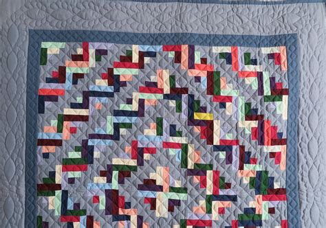 Indiana Amish Log Cabin Quilt - Indiana Amish Quilts