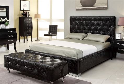 20 New Black Leather Bedroom Set – Findzhome