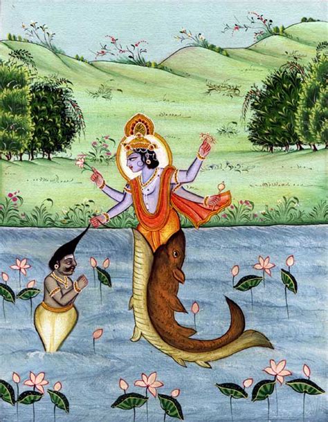 Lord Vishnu: Paintings of Hindu God Vishnu Gallery