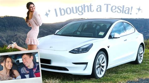 I BOUGHT MY DREAM CAR: Tesla Model 3!! delivery day, car features ...