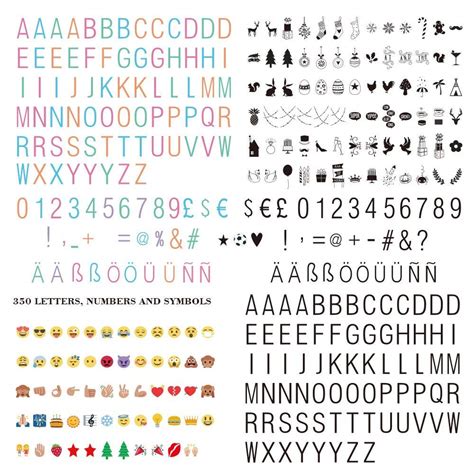 Buy Fruzelg FSC Lighting Letters and Symbols, Numbers/Colour Emoji with ...