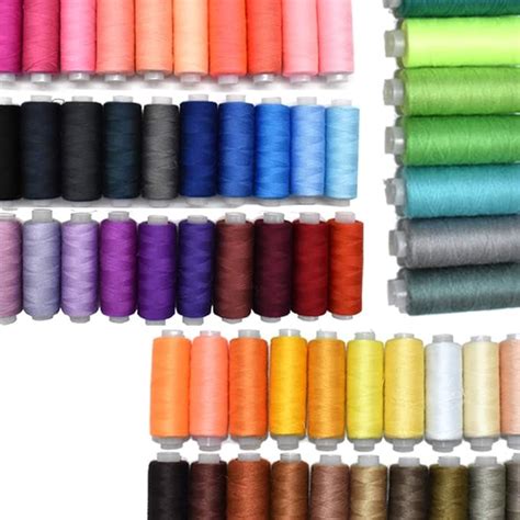 Amazon.com: Sewing Thread 60 Colors Sewing Industrial Machine and Hand ...