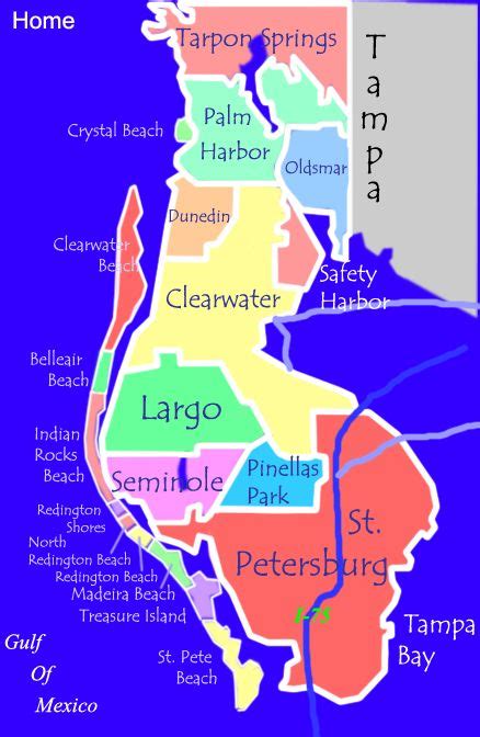 printable map of pinellas county florida - Google Search | Pinellas ...