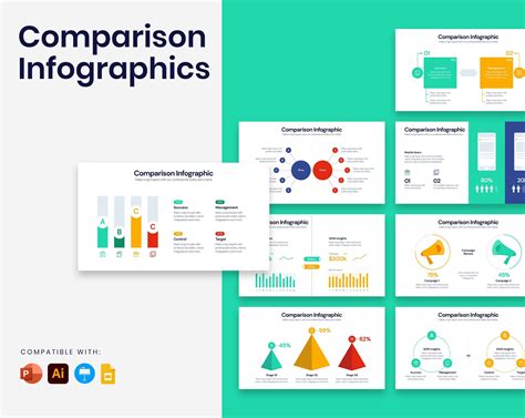 Comparison Infographic Templates compatible with Powerpoint ...