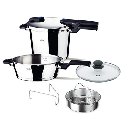 Fissler 6.4qt. Pressure Cooker Quattro Set | Fissler, Pressure cookers ...